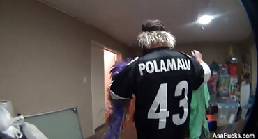 Olla de sexo poeno señoras con clase comenzó a chupar la polla marrón