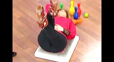 Ladrón senora culona insolente folla una gran polla de ébano